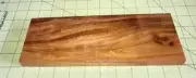One Piece Hawaiian Mild Curl Formosan Koa Wood ~10 1/3" x 3 3/4" x 3/4" (#559)