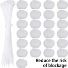 30Pcs Washer Lint Catcher Nylon Washing Machine Lint Trap with 30 Cable AU∨
