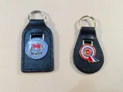 KEY RING fob MORRIS MINOR 1000 , also a gold BMC rosette sold for Morris minor