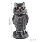 Plastic Shake Owl Decoy To Scare Birds Away Scarecrow Fake Owl Outdoor US