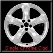 Single Chrome Clad Dodge Challenger 2011-2014 20" Clad Wheel Cover, Wheel Skin