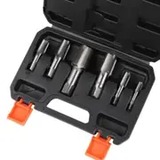 6 Piece NPT Pipe Tap Set Thread Tap Screw Tool 1/8" 1/4" 3/8" 1/2" 3/4" 1"
