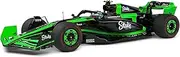 Solido 1:18 Model Car - Kick Clean F1 Team C44 Zhou Guanyu Bahrain GP 2024 Formula 1 Racing Car
