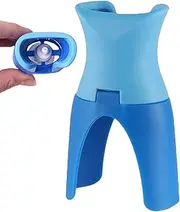 Eye Dropper Helper | Portable Bottle Dispenser and Cup | Lightweight Holder Tool for Adults, Women, Men