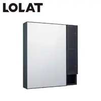 在飛比找momo購物網優惠-【洗樂適衛浴CERAX】LOLAT 鋁製收納60cm鏡櫃(收
