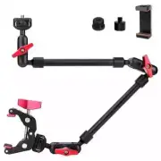 Super Camera Clamp Mount with Adjustable Magic Arm 22in, Camera Mount Clamp A