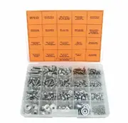 Bolt Mixed Euro Screws Assortment 336 pièces