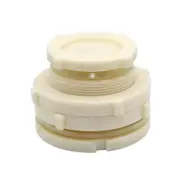 2.5" Female ABS Bulkhead Fitting Plastic Water Tank Connector Adapter Fitting...