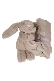 Bashful Beige Bunny Soother--IS-SO4BB