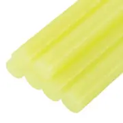 Mini Hot Glue Sticks for Glue Gun 0.43-inch x 4-inch Glitter Yellow 6pcs