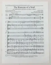 Ransom of A Soul SATB Violin Flute Oboe Sheet Music David Ashley White ECS Pub