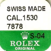 ROLEX FACTORY NEW SEALED CAL.1530 CLICK 1530 7878