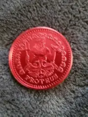 2013 Krewe Of Proteus Red 10 Gauge Doubloon