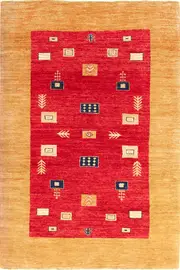 Gabbeh Hand Knotted Wool Rug by Cyrus Rugs
