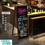 超優惠-可開發票 創意木框擺攤小黑闆廣告牌咖啡店鋪用商用手寫字闆展示牌落地立式 CUCD