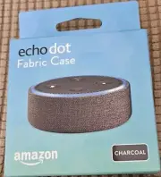 Amazon Echo Dot Case (fits 2nd Generation Only)For Smart Speaker Charcoal Fabric