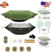 Lightweight Portable Hammock Tent with Bug Net & Rain Fly for Outdoor Adventures
