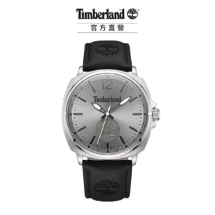 【Timberland】手錶 男款 WILLISTON系列 馬術師腕錶 皮帶-灰/黑44mm(TDWGA0010602)