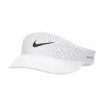 【NIKE 耐吉】U NK DFADV ACE VISOR U SAB P 帽子 網球帽 運動帽 遮陽帽 白(FB6443100)