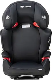 Maxi-COSI RODI AP Booster Seat-Onyx -Air Protect Safety, Easy Installation, Stylish Design, and Adjustable Comfort for Ages 4-8 Years
