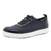 Alegria Mens Stretcher Lace Up Sneakers - Black Mix NEW