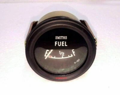Smiths replica Electrical Fuel Gauge Black bezel