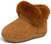 [ZVJV] Unisex Baby Boys Girls First Walking Shoes Winter Boots Toddler Boots Baby Trainers 1-3 Years