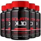 (5 Pack) Goliath XL10 Pills for Men Advanced Vitality Support Supplement 300 Cap