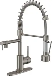 Kitchen Faucet with Drop down Sprayer Modern Single Handle Faucet Spring Kitchen