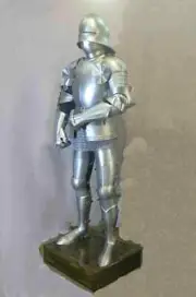 German Sallet Suit Armor Crusader Gothic Full Body Armour Costume With Base
