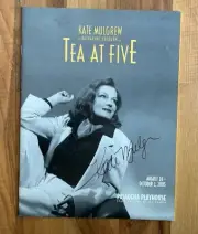 Star Trek Voyager Kate Mulgrew Autograph Playhouse Program Book Tea At Five