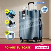 Lightweight Luggage Suitcase Trolley 28 Inch Lock Travel Storage Organiser Blue