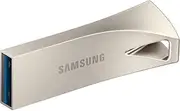 [Samsung] Bar Plus USB Drive, Champagne Silver, Metallic Chassis, 128GB, USB3.1, Transfer Speed up to 300MB/s, 5 Years Warranty