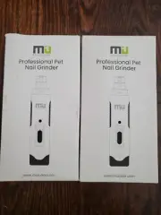 Pack of 2 MIU Color Professional Pet Nail Grinder, Wireless and battery operate