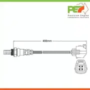 New * OEM * Post-Cat. Oxygen Sensor For Mazda 2 DL 1.5L Dir.Inj 4Cyl (for: Mazda)