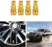 4x Tyre Deflators Brass Air Deflator 6-60 PSI Tire Valve Core Tool 4WD Automatic