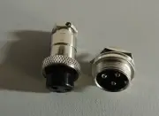 2 packs - 1 each Philmore 61-603 and Panel Mount 61-623 3 pin Mobile Connectors