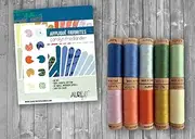 [Aurifil] APPLIQUÉ Favorites by Carolyn Friedlander 10 Small SPOOLS Cotton 80WT 100% Cotton Thread Set Ideal for Sewing, Crafting & Patchwork