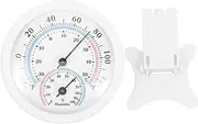 Compact Indoor Thermometer Hygrometer Monitor Temperature Humidity in Office Room Patio Multifunctional