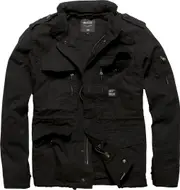 Vintage Industries Cranford, textile jacket , color: Black , size: 3XL