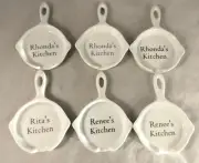 Mini Skillet Spoon Rest - Name Options - Rhonda, Rita, or Renee's Kitchen