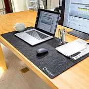 [100% Aussie-Owned] Raviant Extended Mouse Pad: Large Gaming Mousepad With Stable Anti-Slip Mechanism, Felt Desk Mat 90×40CM
