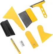 ABOOFAN 1 Set Car Film Application Tool Kit for Window Tinting Durable Plastic Scrapers for Effortless Film Installation Versatile Squeegee for Automotive and Home Use