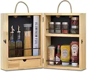FIELDOOR Wooden Spice Box Outdoor Camping Kitchen Seasoning Cooking Tool Case Storage Okamochi