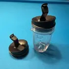 Nutri Ninja Blender 18 oz Replacement Cup With Bonus 2 Sipper Lids