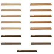 Combo Pack of 15 Cutting Lumber Boards (5 Walnut,5 Cherry,5 Maple) 3/4"x2"x24"