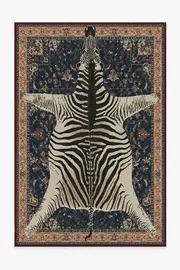 185' x 275' | Machine Washable Runner Rug | Kid & Pet Friendly | Indoor Rug | Iris Apfel On Safari Sapphire Tufted Rug | Ruggable