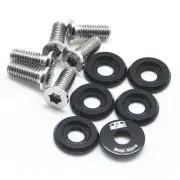 BLOX Racing Small Diameter Fender Washers - Black - BXAC-00310-S-BK