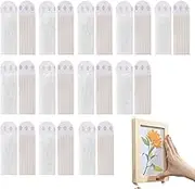 Wall er Sticky Strips - Picture Strips Tape | Nail-Picture ers, Removable Picture Strips Tape, 12 Pairs - Pictures, Photos, Posters Without Damagi