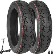 [VOLOHAS] 60/65-6.9 Offroad Tubeless Tyres, 10 Inch Replacement Wheels Tyres for Ninebot Max G2/G2D/G2 E/G65 Electric Scooter, Thickened Rear Tyre, Replace Rear Wheel Only (Pack of 2)